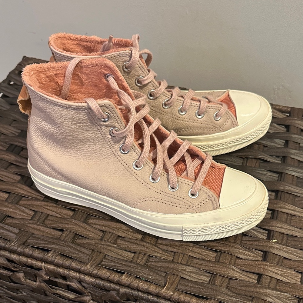 Converse Pink High-Top Sneakers